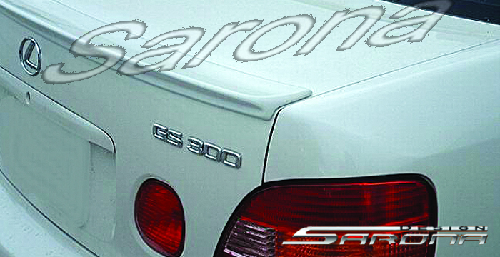 Custom Lexus GS300-400  Sedan Trunk Wing (1998 - 2005) - $210.00 (Manufacturer Sarona, Part #LX-019-TW)